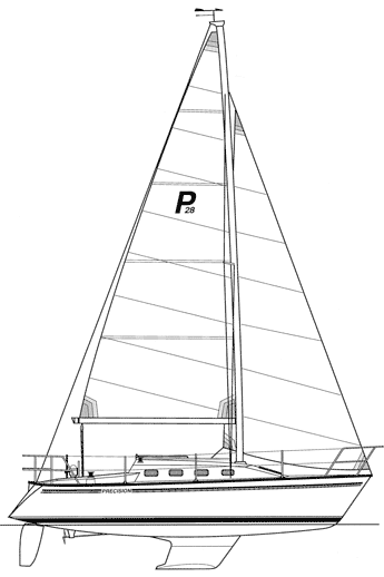 Precision 28 line drawing