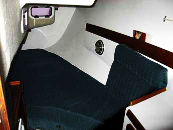 Enclosed private stateroom, aft